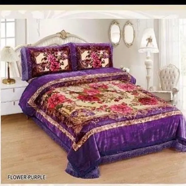 Luxury Soft 4-Piece California King Blanket & Bedspread Set