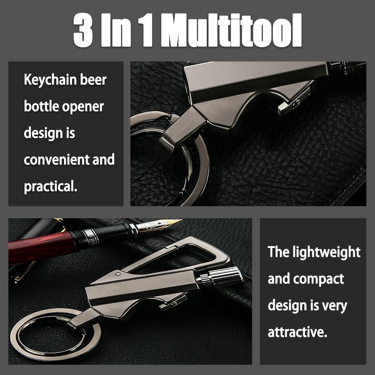 All-Metal Multi-Functional Tool Lighter Keychain Portable Lighter (Not include Fuel) Waterproof Reusable Multifunctional 3-in-1 keychain Bottle Opener, Stores keys, Durable for Travel Outdoor Activities Camping Parties Creative Gift for Both Men Women All-Metal Multi-Functional Tool Lighter Keychain Portable Lighter (Not include Fuel) Waterproof Reusable Multifunctional 3-in-1 keychain Bottle Opener, Stores keys, Durable for Travel Outdoor Activities Camping Parties Creative Gift for Both Men Women