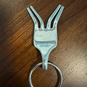 Live Long and Prosper Fork Keychain
