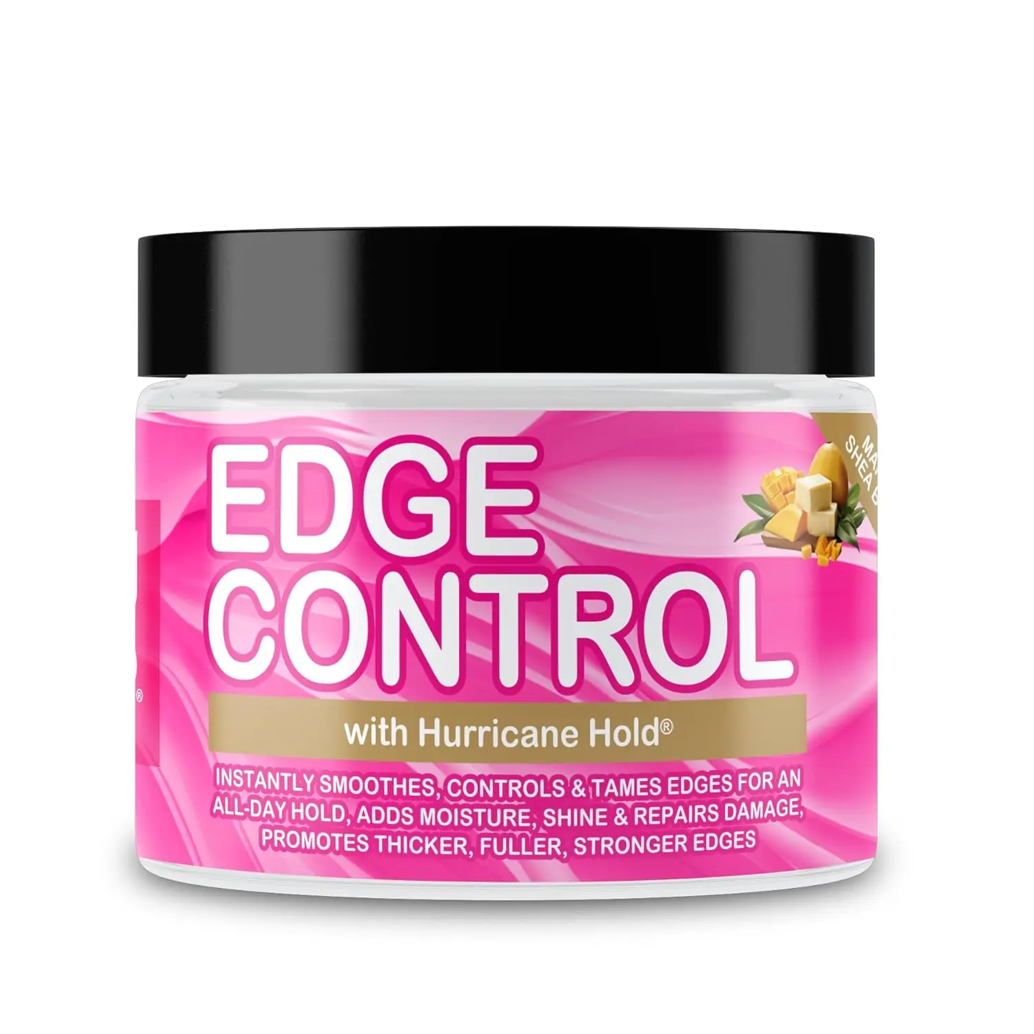 Hair Styling Gel for All-Day Hold & Thicker Fuller Edges | Hurricane Hold Shine & Repair Formula by GOOD2GRO (Vegan & Cruelty-Free) 4 oz