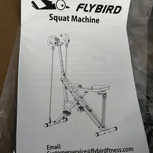 Product Review of Flybird Squat Fitness Machine , Ride & Rowing Motion for Glutes, Thighs, Abs, and Leg Strength Training at Home, Foldable Core Trainer with 4 Resistance Levels,Whole Body Workout Machine with 330lbs Capacity from A**🥰
