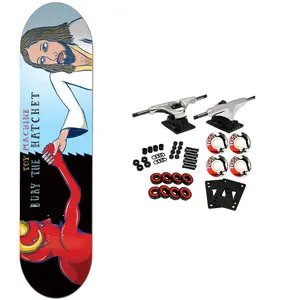 Toy Machine Skateboard Complete Bury The Hatchet Symmetrical 8.5" x 32"