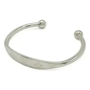 Pre-owned Louis Vuitton Iron Small Leather Goods Jonc Monogram Bracelet