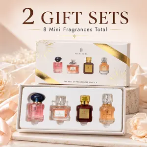 Mystical Luxury Perfume Gift Set 2-Pack – 8 Mini Perfumes Total, Elegant Fragrance Box for Women