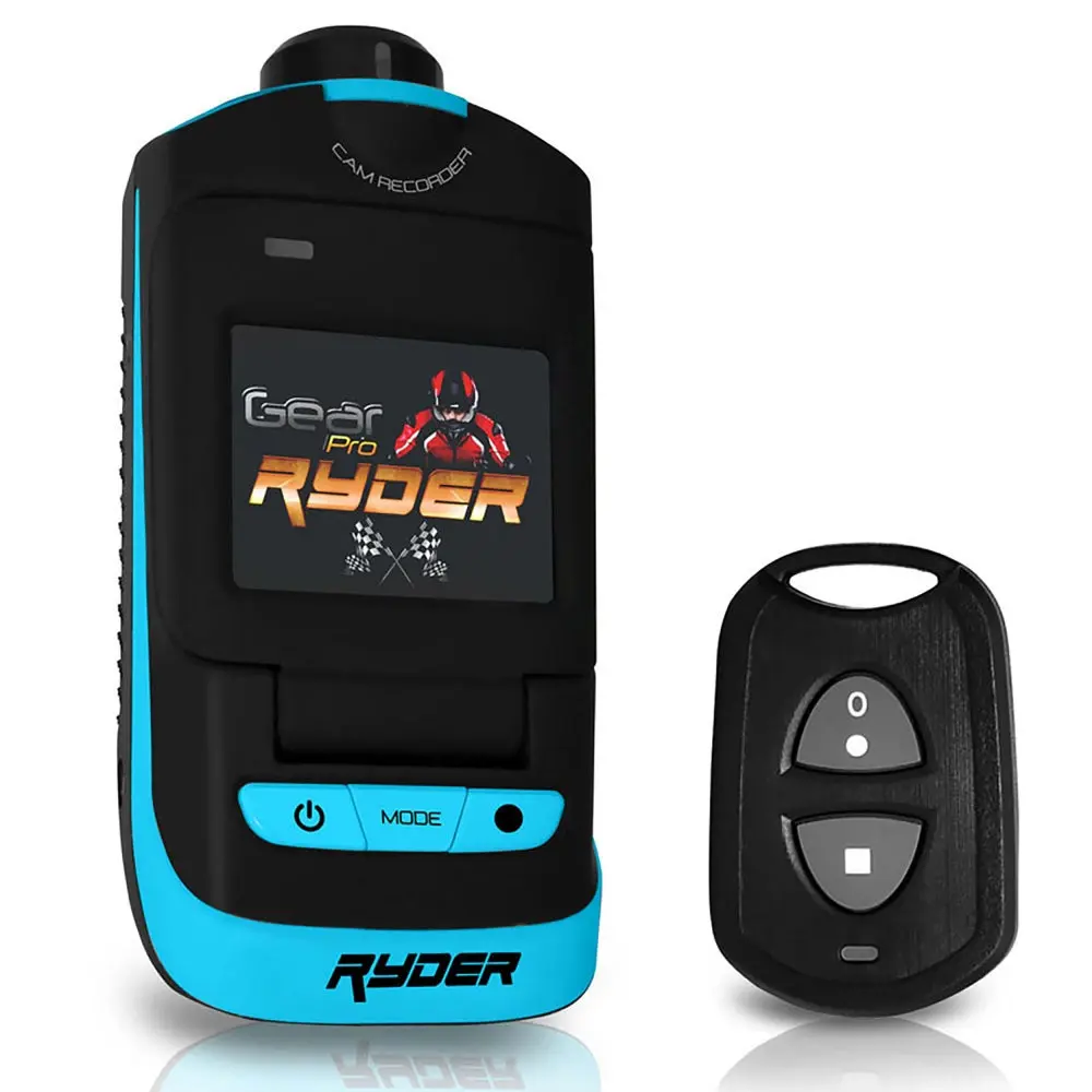 Gear Pro Ryder Digital Waterproof Action Camera Camcorder - LCD Screen, Rechargeable, Remote Control, Lens, Card Compatibility, Wireless Capability, Audio Function, Timer Setting, Easy-Press Button, Mount, Recording Feature, Included Connecting Cable