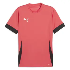 PUMA Mens Individual Padel Crew Neck Short Sleeve Jersey Casual - Red