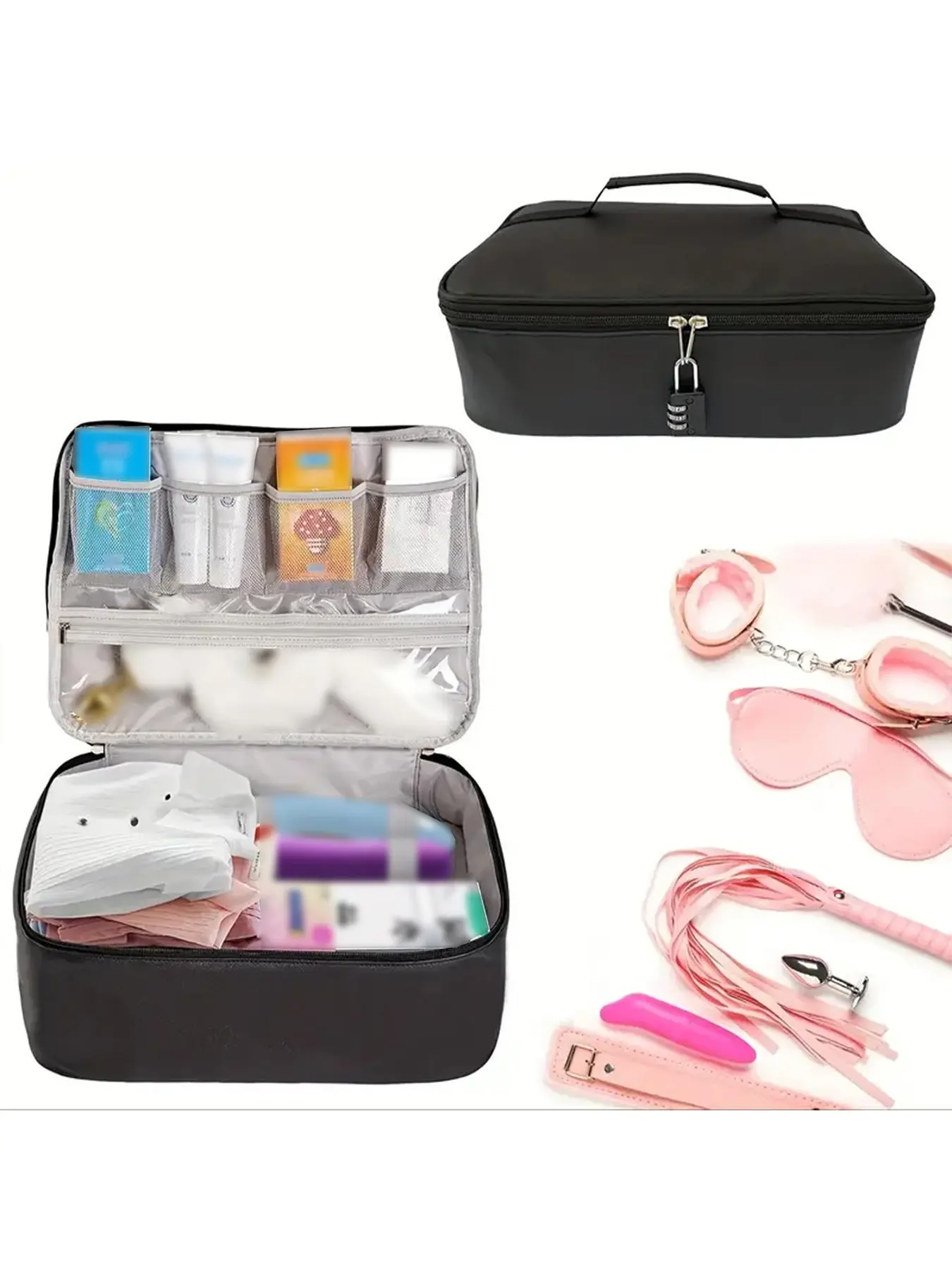 how to use toys in sex Lockable Vibrator Case main image 0