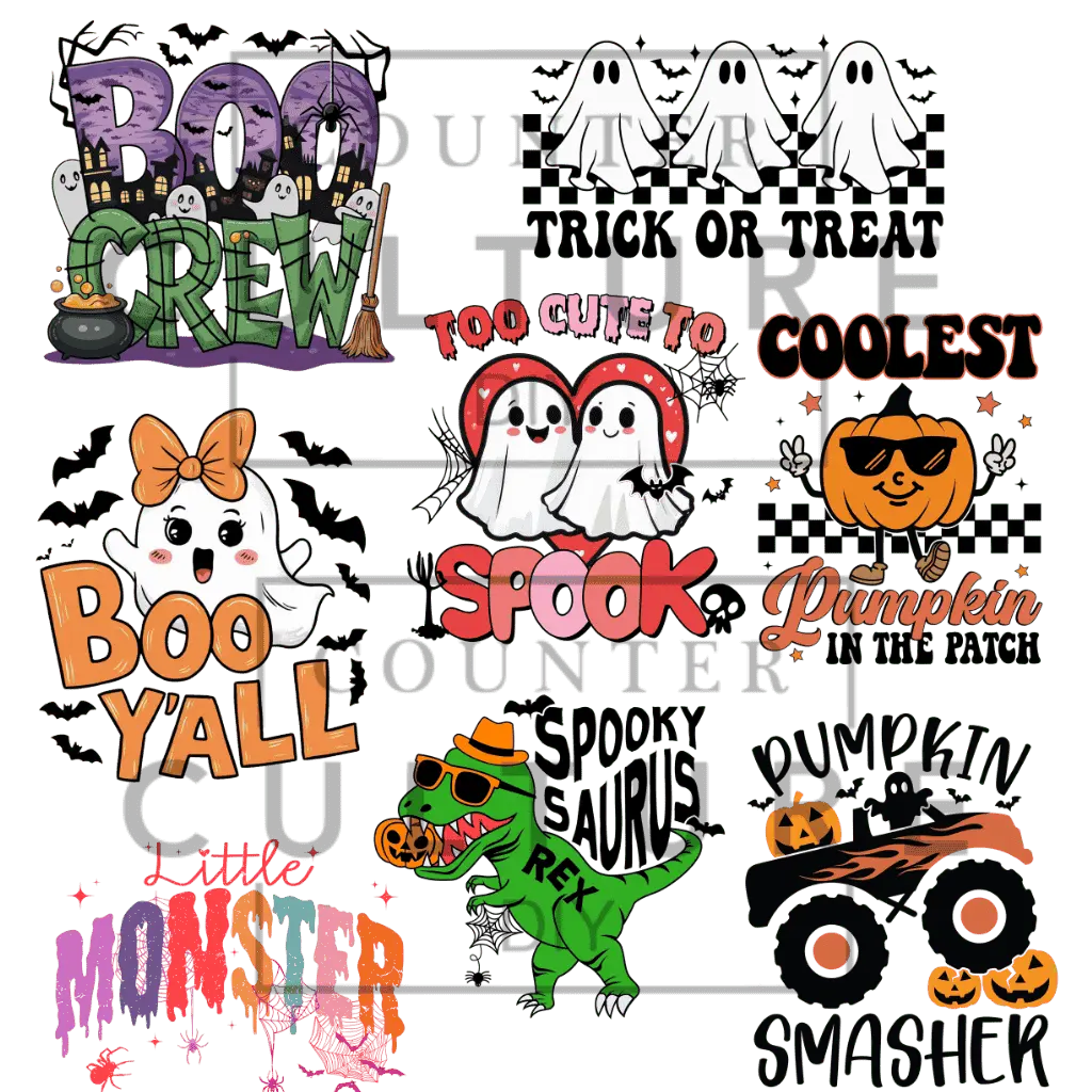 Kids' Halloween DTF Gang Sheet