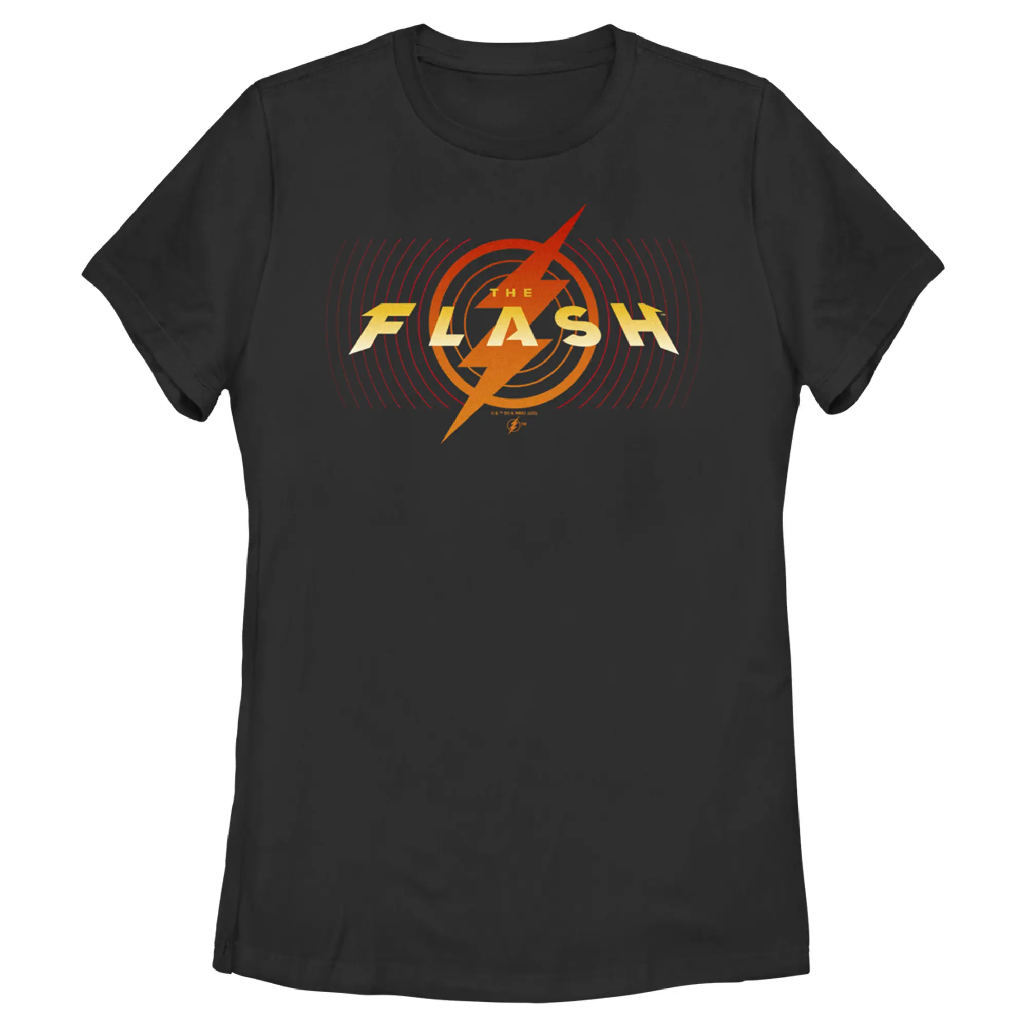 Women's The Flash Animated Yellow Logo T-Shirt