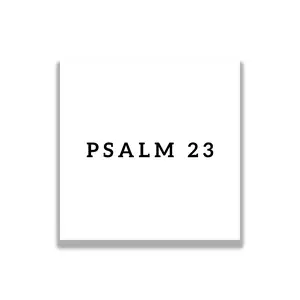 Psalm 23 Precut Quilt Squares Set – KJV Bible Verse Precut Cotton Fabric Squares for Quilting