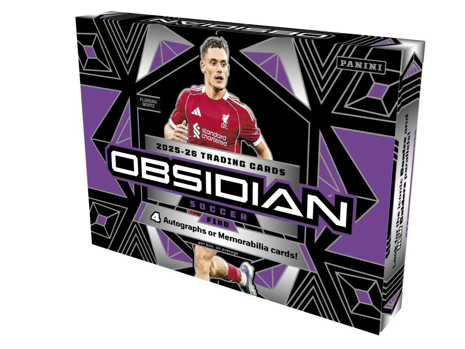 2025-26 Panini Obsidian Soccer Trading Card Box (Hobby)