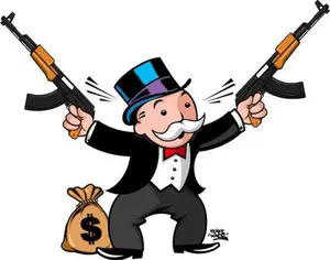 Monopoly Sticker, Vinyl Sticker, Decorative, 1