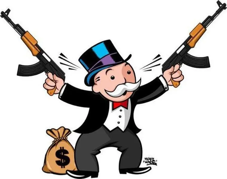 Monopoly Sticker, Vinyl Sticker, Decorative, 1