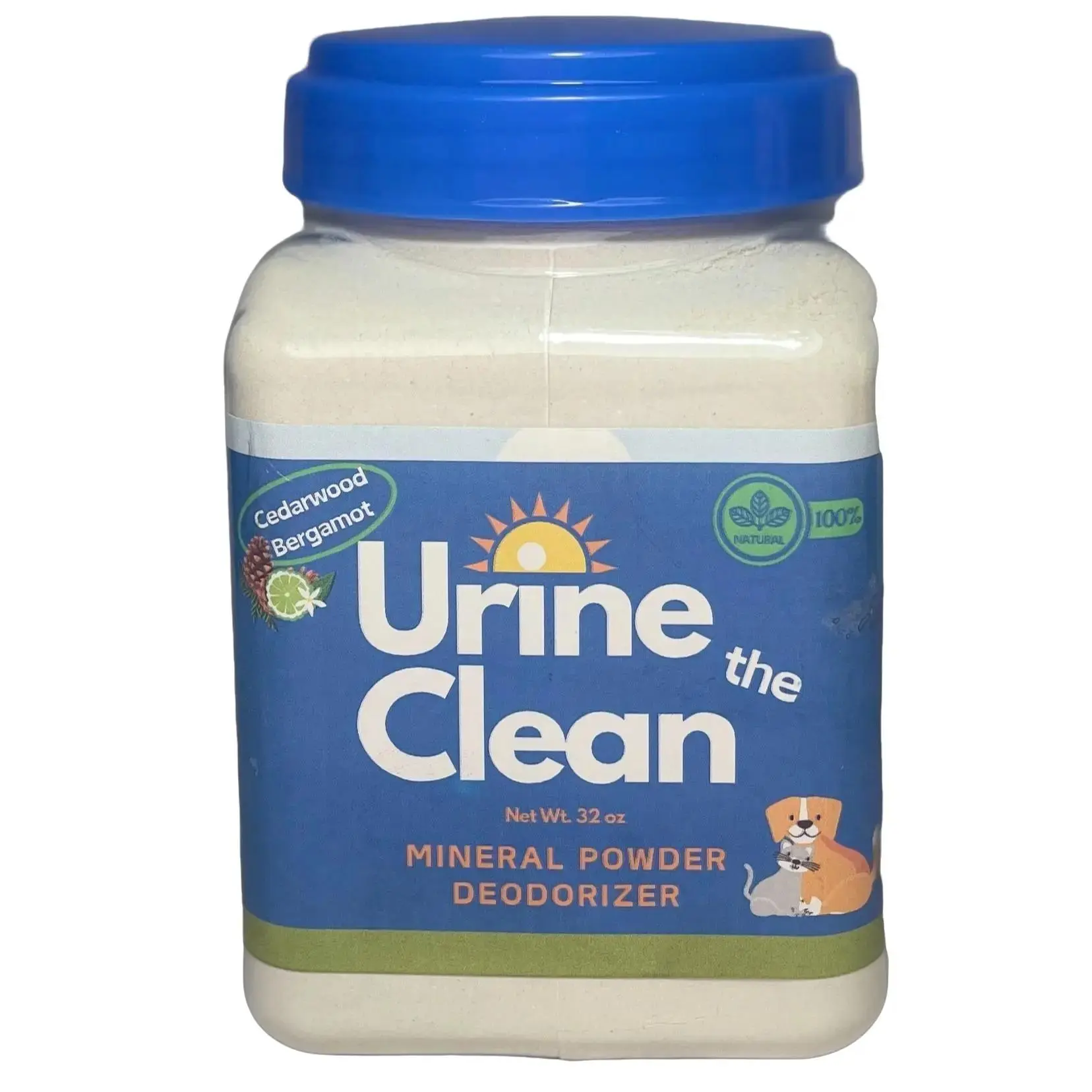 Urine the Clean- Ammonia Odor Neutralizer -Ionic Mineral Deodorizer for Carpets, Car, Pet Beds, Upholstery and Mattresses - Natural and Non-Toxic Formula