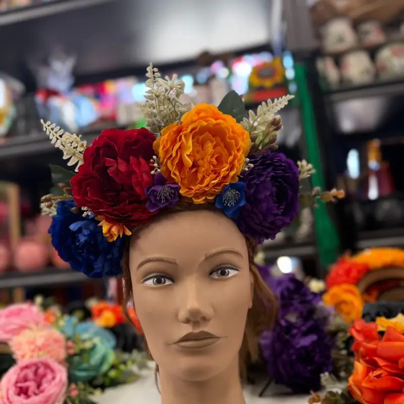 Dia de Los muertos day of the dead Catrina head piece