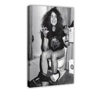 Ozzy Bathroom Poster, Black And White, Ozzy Print, Bathroom Wall Art, Toilet Decor, Funny Prints, Rock And Roll, Home Art Decoration Gift city wall art summervibes