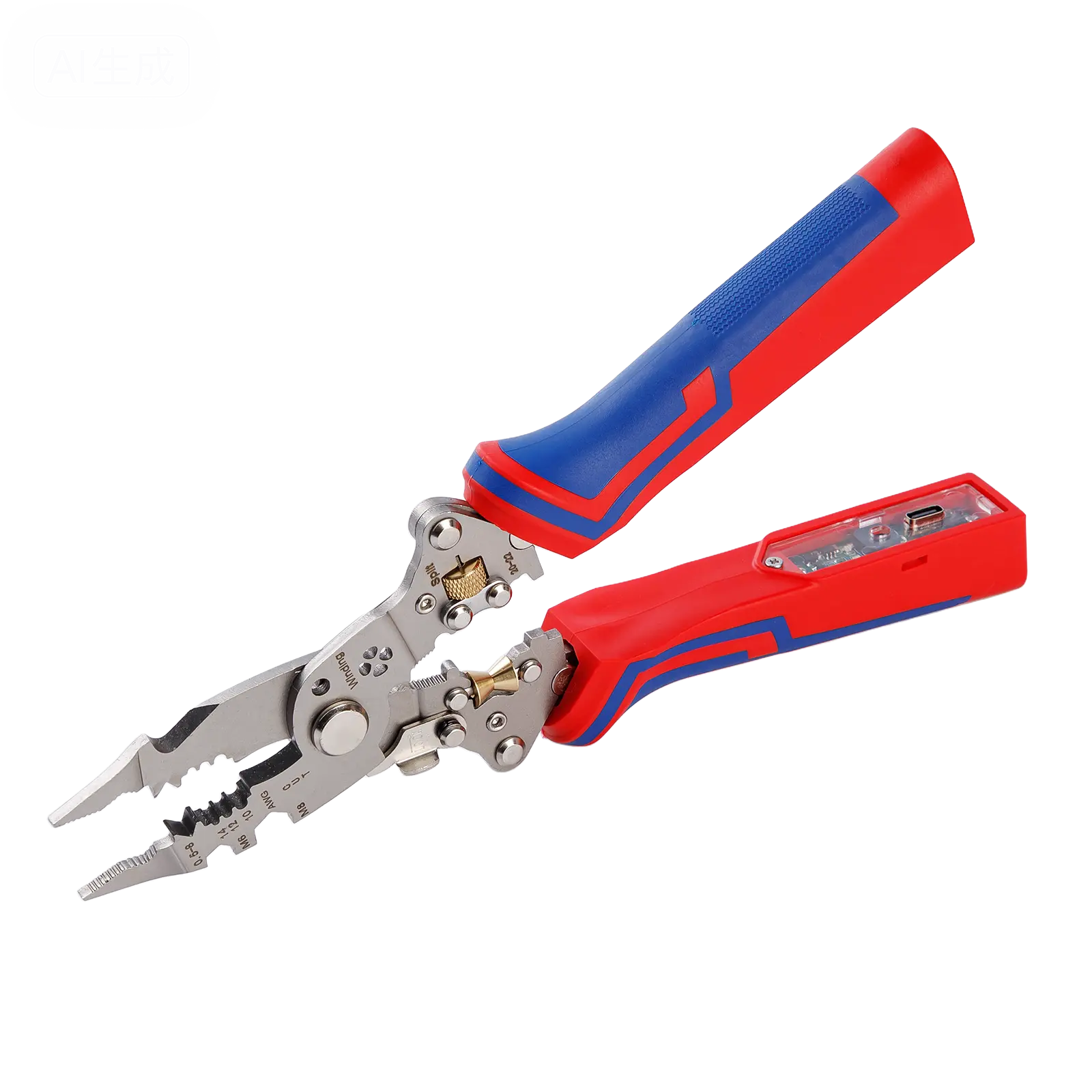 No voltage testing function,Red+Bule