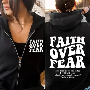 Faith=%2= Over Fear Christian Women Zip-=%2= Hoodie=%2= Christian Sweatshirt Jesus Trendy Bible Verse Aesthetic Zip Jacket Coat dad Casual-=%2= Clothing=%2=-=%2= woman=%2=-=%2= hoodie=%2= woman hoodie-=%2= faith=%2=-=%2= clothing=%2= faith clothing