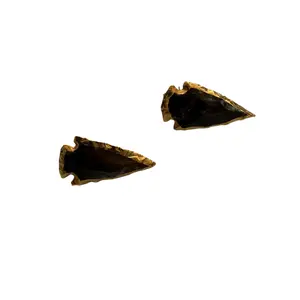 Ursula Brown Arrow Earrings