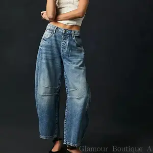 Women's Mid Rise UltraSoft Easy Horseshoe Jeans