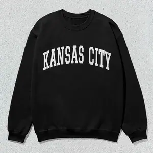 Kansas City Sweatshirt Collegiate Crewneck Sweater Unisex