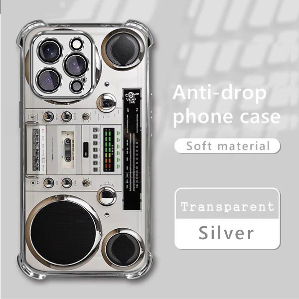 Retro Cassette Pattern Silicone Soft Phone Cases for iPhone17 Pro max Air 16 Plus 15 14 13 12 11 & Samsung Galaxy S26 S25 S24 S23 S22 S21 EDGE Ultra Plus FE Clear TPU Airbag Shockproof Protective Cover Gift For Birthday Thanksgiving Christmas Halloween Retro Cassette Pattern Silicone Soft Phone Cases for iPhone17 Pro max Air 16 Plus 15 14 13 12 11 & Samsung Galaxy S26 S25 S24 S23 S22 S21 EDGE Ultra Plus FE Clear TPU Airbag Shockproof Protective Cover Gift For Birthday Thanksgiving Christmas Halloween