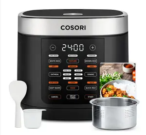 [Live] COSORI 18-in-1 Multi Rice Cooker 5-Quart: Rice, Slow Cooker, Steamer, 24H Warmer, Fuzzy Logic,Nonstick,50 Recipes,Kitchen Appliances Electric