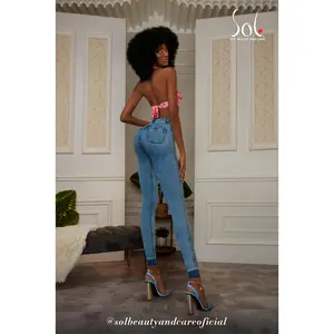 Women's Elena Bottom Button Hip Shapewear Casual Fashion Jeans