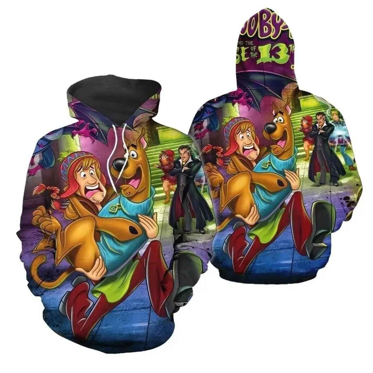 Scooby Doo Hoodie, Scooby Doo 3D Hoodie For Men Women S-5XL