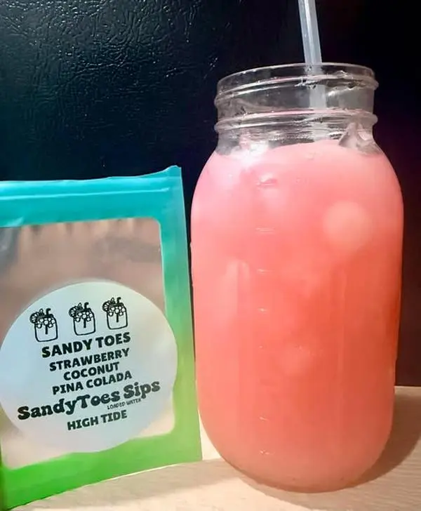 SANDY TOES Assorted Collagen-Infused Loaded Tea & Loaded Coconut Berry Beverage - Sugar-Free, Gluten-Free