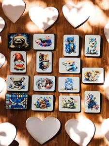 Personalized 3x2" Sublimation Refrigerator Magnets - Adorable and Customizable Collectibles Decor Magnetic