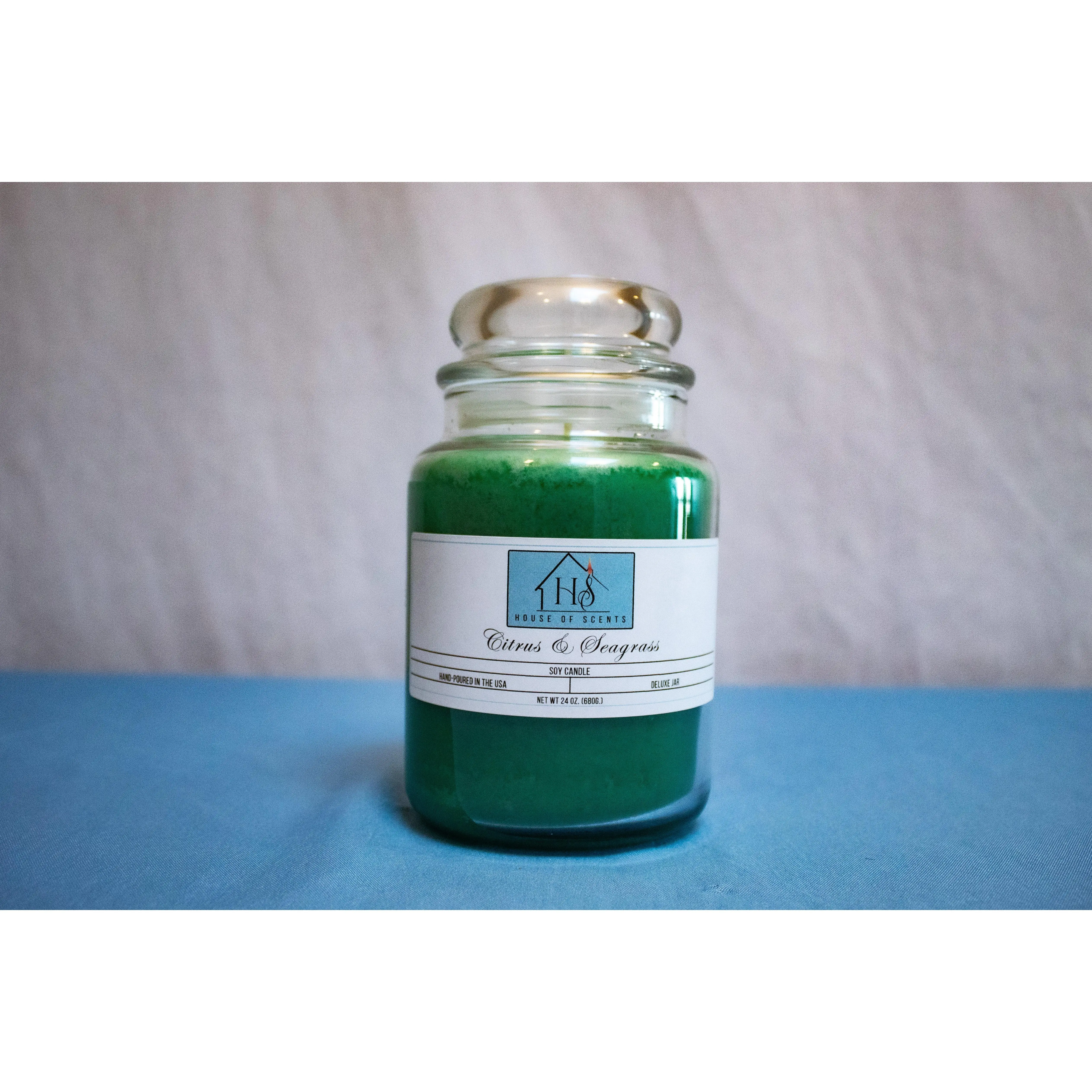 Citrus and Seagrass Deluxe Candle