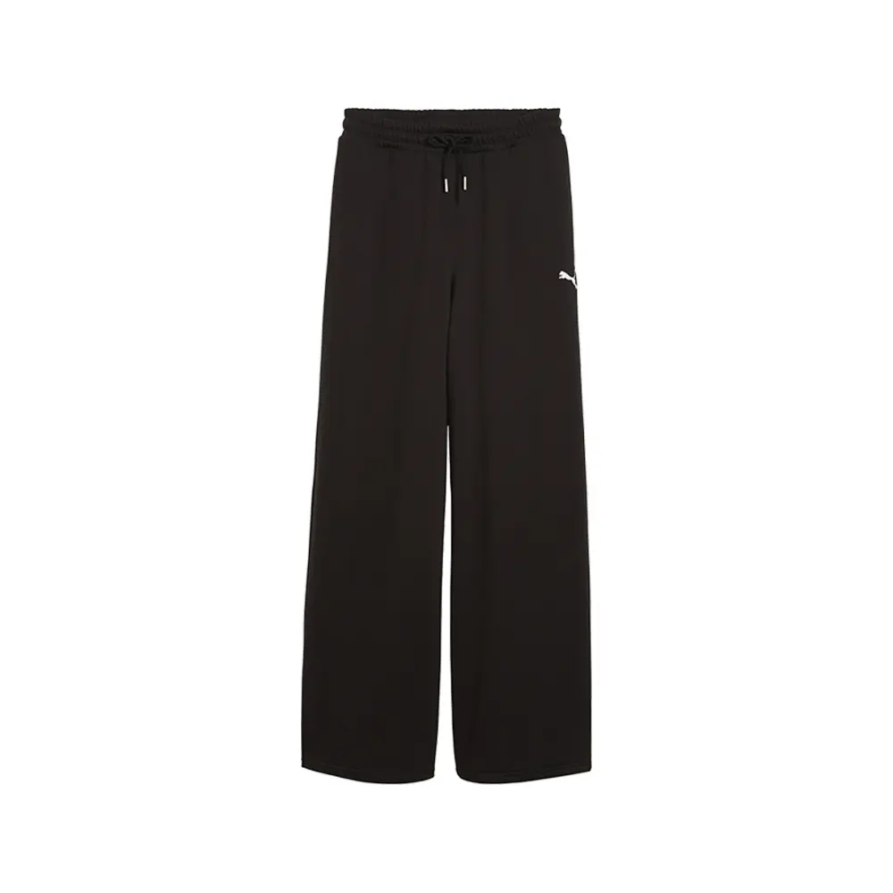 PUMA Mens Wardrobe Essentials Wide Sweatpants Casual - Black