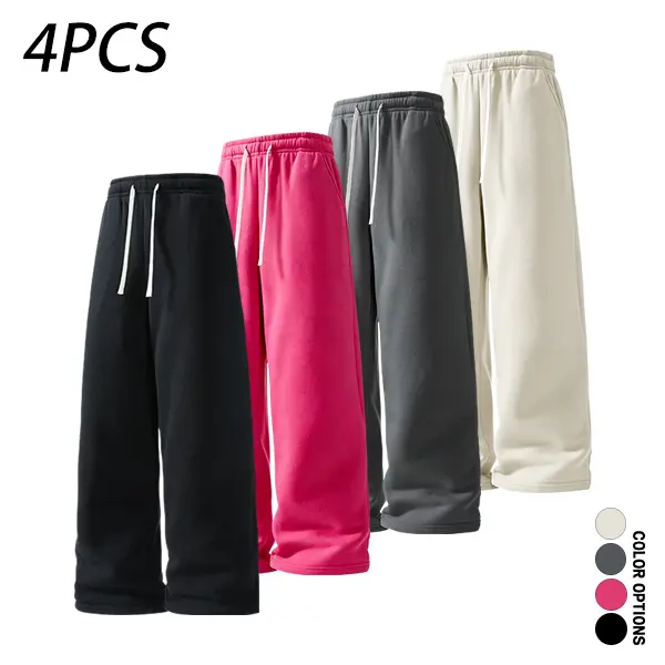 Black + Rose Pink + Dark Gray + Apricot
