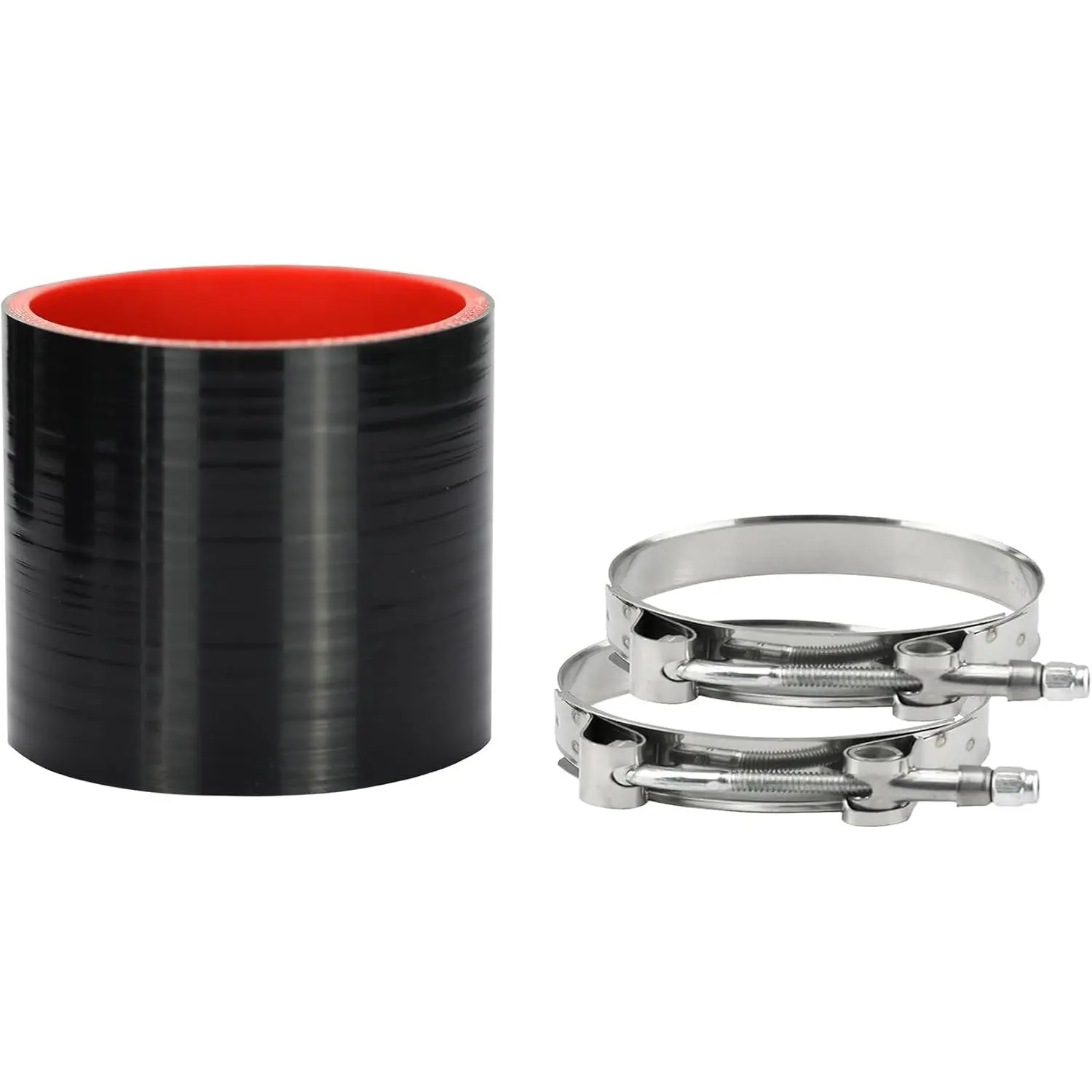 Silicone Hose Coupler for Car Owners, 3.0" (76mm) Straight ID, 4-Ply High Temperature, with T-Bolt Clamp, Easy to Install, Long-Lasting Performance, Reliable Protection for Daily Driving Needs 2026