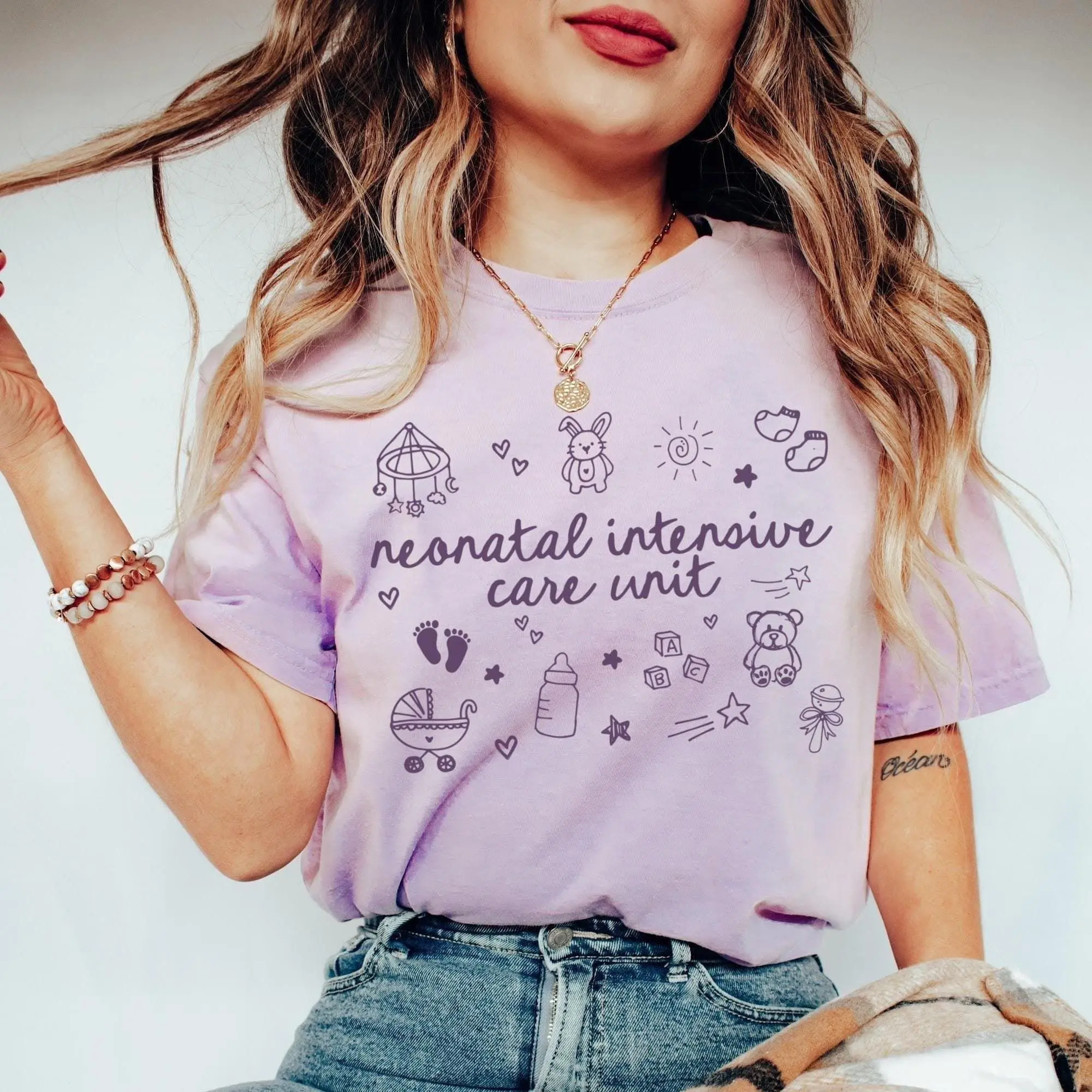 NICU Nurse Shirt, Whimsical Neonatal Intensive Care Unit TShirt, Trendy Nicu Nurse T-Shirt, Neonatal Nurse Gift, Gifts