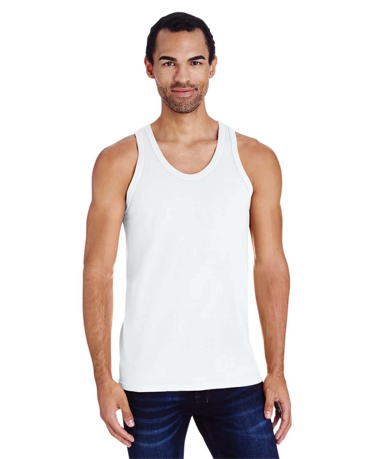 Hanes Unisex Garment-Dyed Tank Cotton Menswear