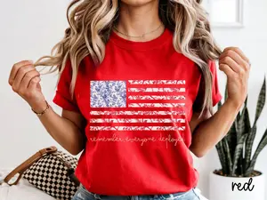 Comfort Colors Red Friday Shirt, Remember Everyone Deployed TShirt, Red Friday, American Flag US Veteran Shirt, On Friday We Wear Red  – TREND WEAR USA