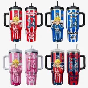 Chivas Guadalajara Football Fan Gift Tumbler 40oz 20oz with Handle, Gift for fan