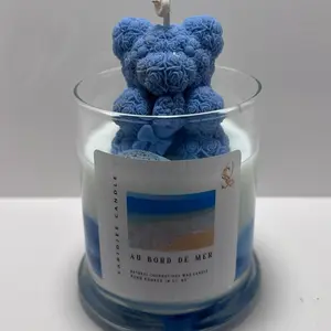 Au Bord de Mer Natural Coconut Soy Wax Candle Hand Poured in NY for Aromatic Relaxation