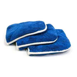 AUTOFIBER Double Flip Rinseless Car Wash Microfiber Towel 3 Pack 8" x 8"