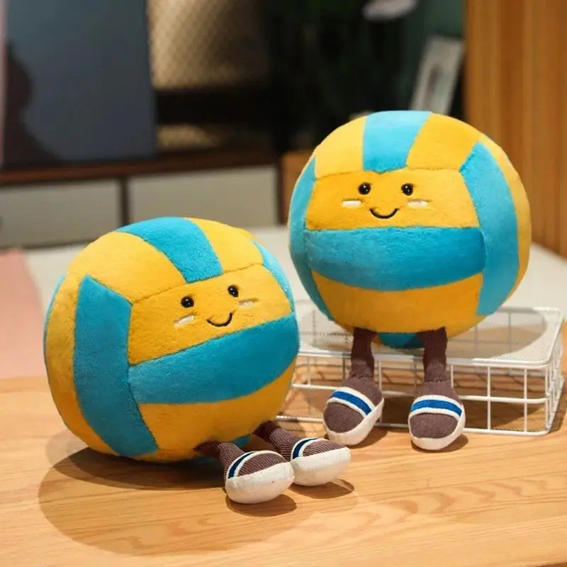 Cotton Filled Soft Plush Sports Balls - Basketball, Football, Tennis, Baseball, Billiards - Children's Rag Doll Toy, Birthday Gift