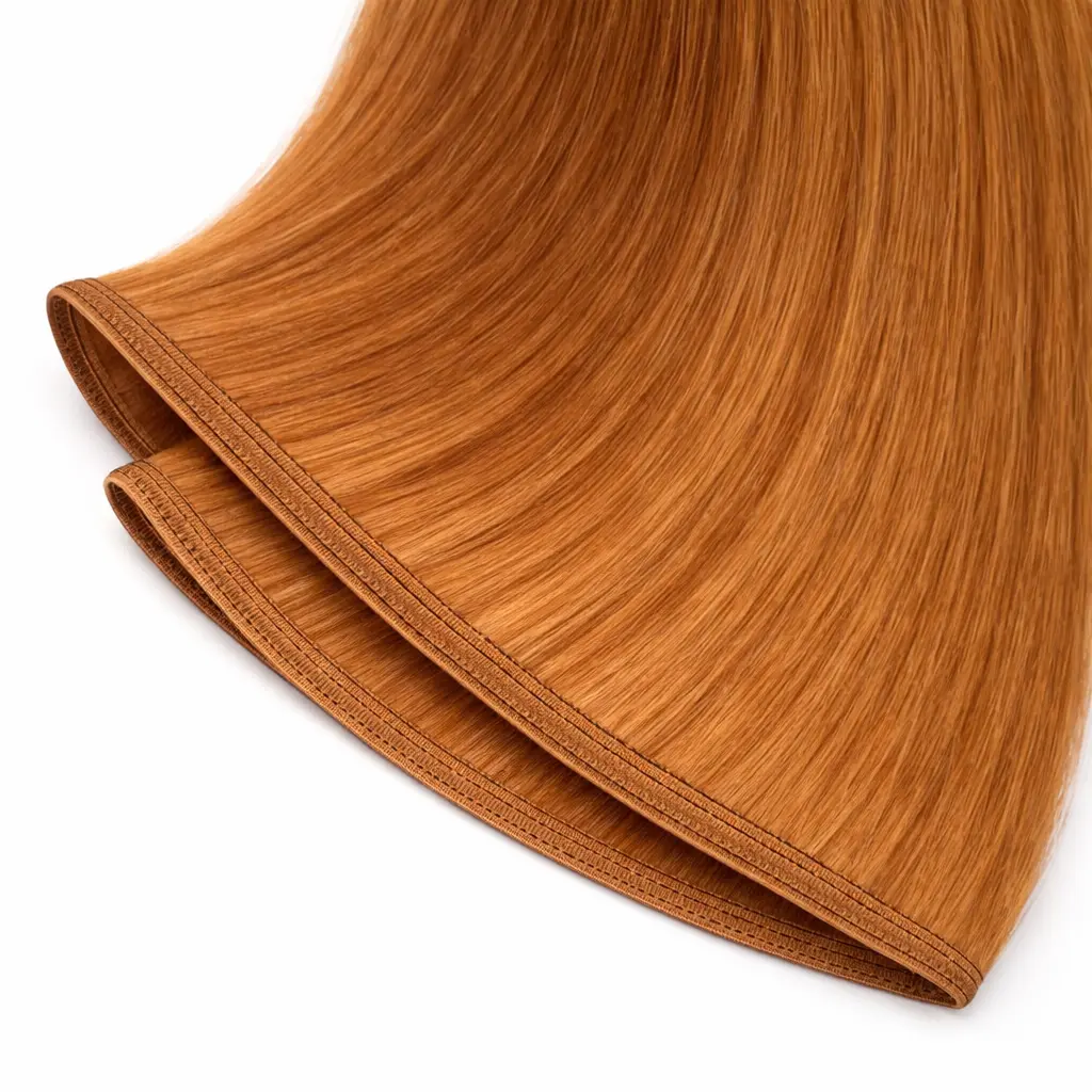 33 Millionaire Beauty Brand Human Hair Bundles, Machine Weft, Color 33 Natural Copper Wave, 50-80cm Luxurious Natural Straight Human Hair Extensions, Brides, Reusable, 100% Single Donor, Body Wave, Deep Wave