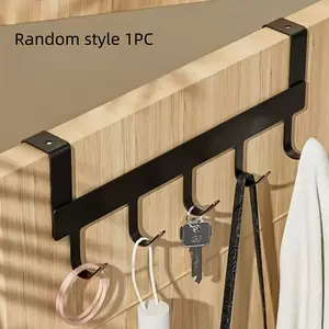Modern door hook racks, Adjustable Hook, easy to install space-saving bathroom, wardrobe, porch finishing racks, multi-clip sock clips and underwear drying racks - perfect for bedroom, bathroom, wardrobe and dorm storage, perfect for home storage
