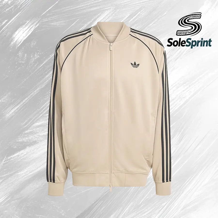Adidas Men's Adicolor Classics SST Loose Fit Track Top - 3-Stripe Design, Breathable Fabric, Male Jacket for Casual Streetwear - KC8524