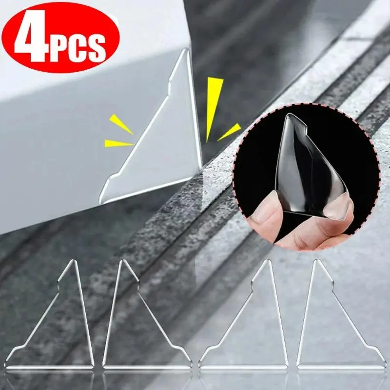 2/4pcs Car Door Corner Transparent Protective Stickers Anti-collision Anti-Scratch Cover Car Door Protector Sticker Accessories 2026 Decoration for your cars