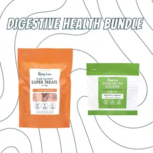 Digestive Health Treats Bundle, USA 100% Sourced and Produced, Healthy Single-Ingredient Human-Grade Natural Treats for Dogs and Cats- Exclusive Bundle Pack