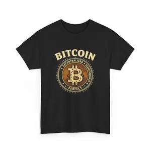 Bitcoin Crest T-Shirt – Vintage Crypto Logo Tee