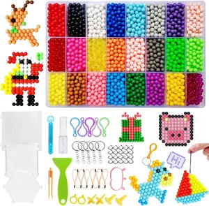 Non-Iron Fuse Beads Over 6,000 Beads 5mm No Repeated Colors Arts Crafts Bead Includes Accessories Set Refill Creative DIY Kit