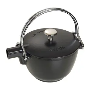 STAUB Enameled Cast Iron Kettle, 1-qt Round, Made in France